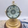 Nautical Table Clock Handmade Clock Antique Clock Metal Clock Table Top Clock