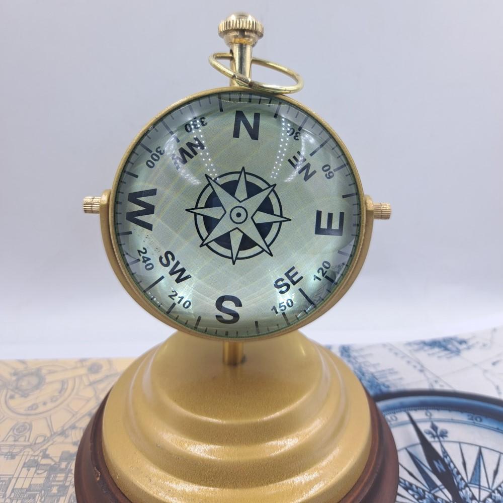 Nautical Table Clock Handmade Clock Antique Clock Metal Clock Table Top Clock