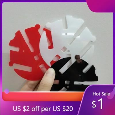 BQK1 2025 Hot 110mm Emblem Backing Plate for Volkswagen Golf 6/7/7.5 Polo/Passat/T-Roc/Arteon/Tiguan/CC Trunk Badge Background Panel Qr3