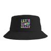 Party s Gruppe Team Lasst Crazy Retro Bunt Zitat Leuchtender Eimerhut Hip Hop Fischer Unisex Kappen Für Unisex Lustige Reise Sonnenhüte