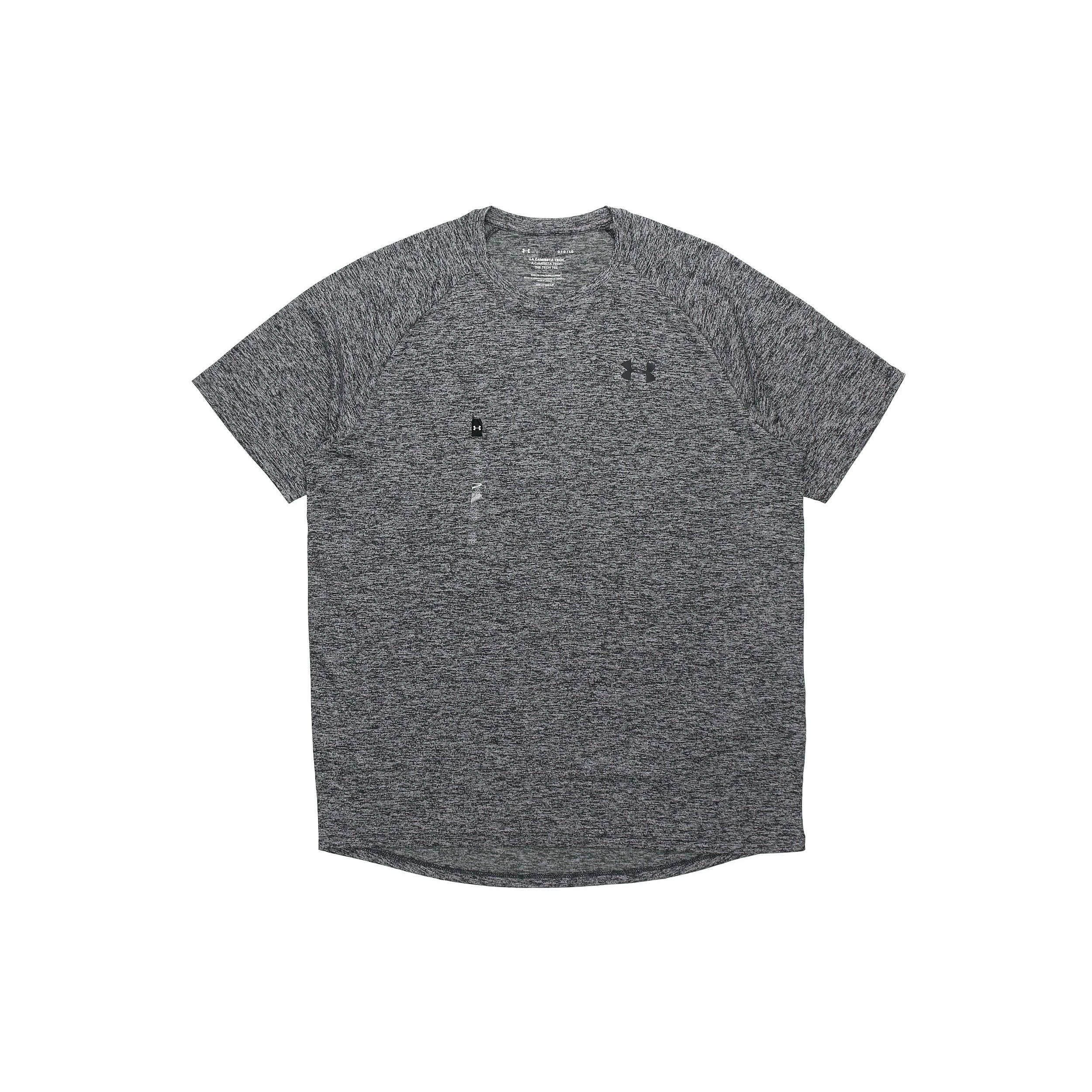 Men s Under Armour Tech 2.0 Training Sports Quick Dry Loose Short Sleeve Gray 1326413-002 L