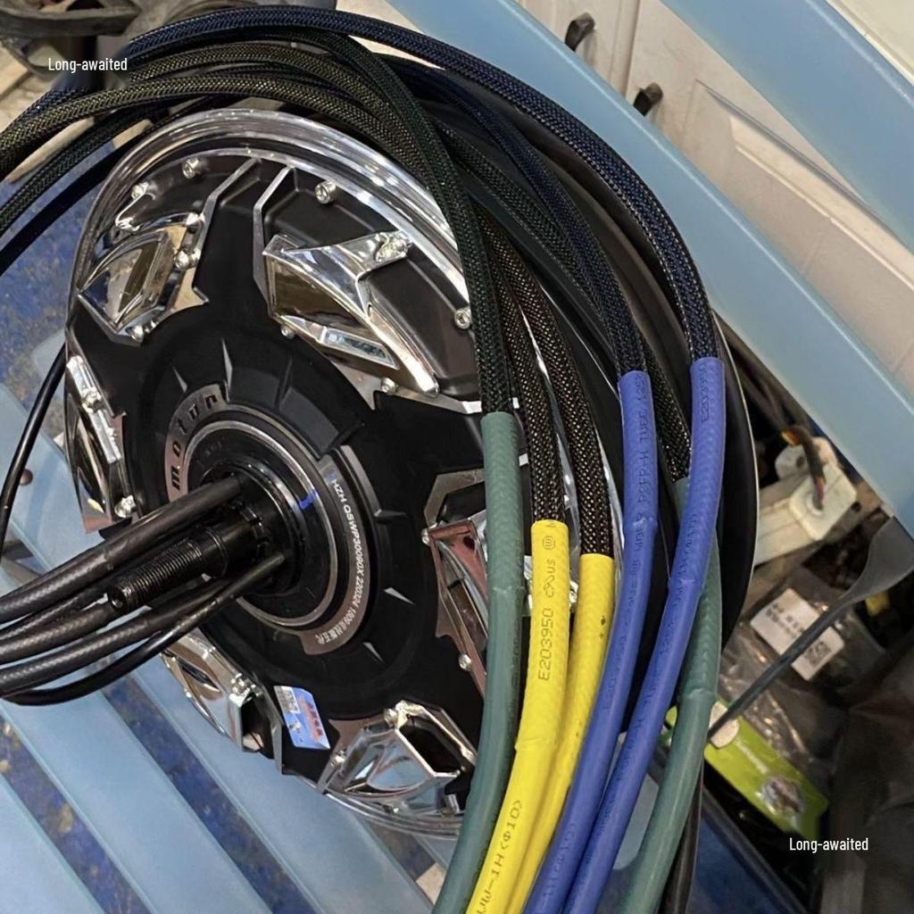 12-Inch 5th Gen Electric Motorcycle Motor - Competition Model: 3000W, P6000W, P9000W, AC.