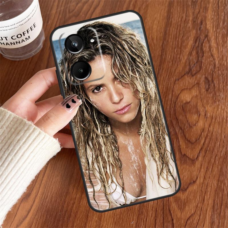 Singer Shakira For Realme GT6 GT7 Pro 10 11 12 13 14 15 Pro Plus C55 C71 C65 C63 C61 C53 C67 C35 C75 Case