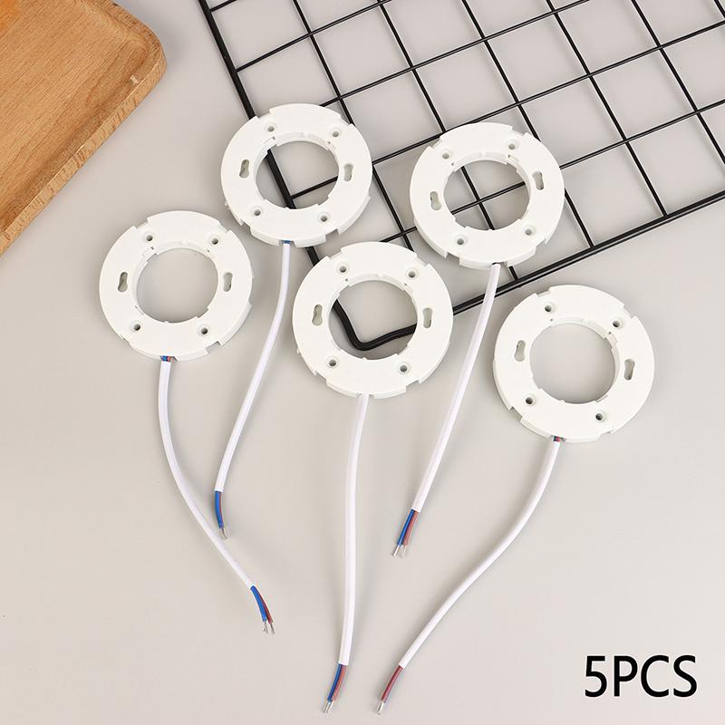 5Pc Gx53 Base Fitting For Gx53 Lamps Fly Leads For Led And Cfl Gx53 Light Bulb Fitting Ceiling Wall Lamp Holder