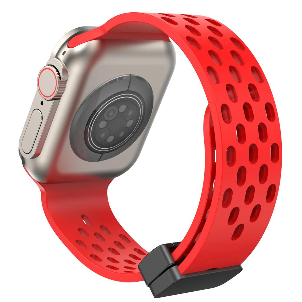 Magnetic Strap For Apple Watch Ultra Band 49mm 44mm 45mm 41mm 40mm 42mm 38mm Silicone Correa Bracelet iWatch Series 8 Se 7 6 5 4