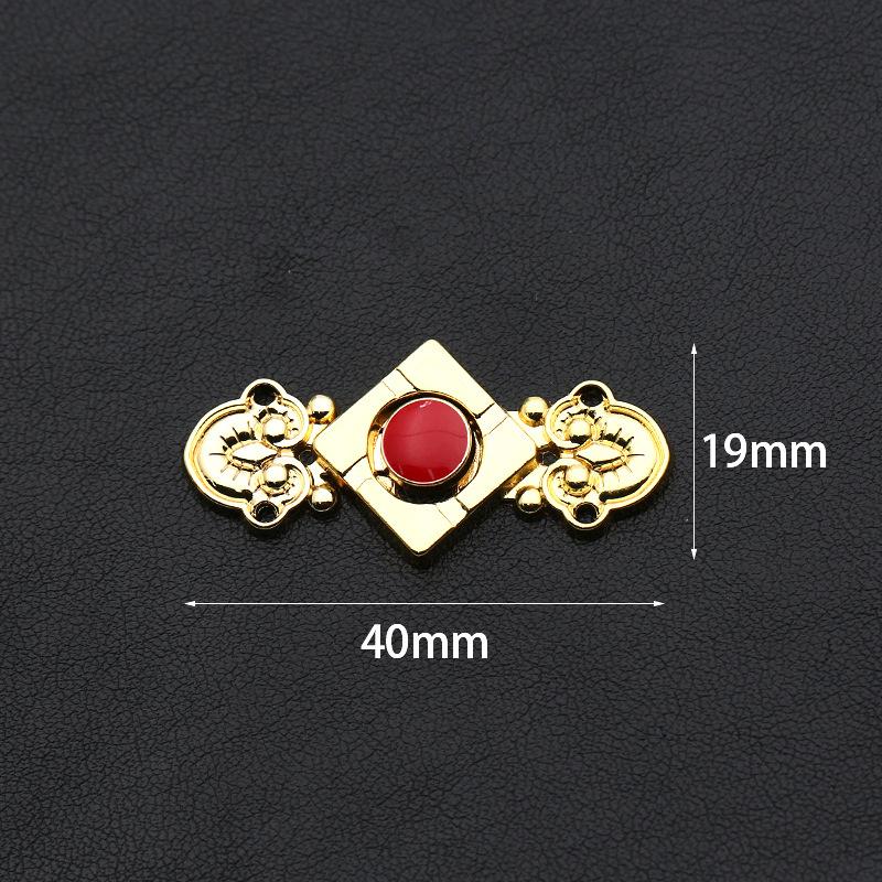 Metal Ancient Hanfu Cheongsam Mother Button Antique Buckle Retro Button Collar Buckle Clothing Button Accessories