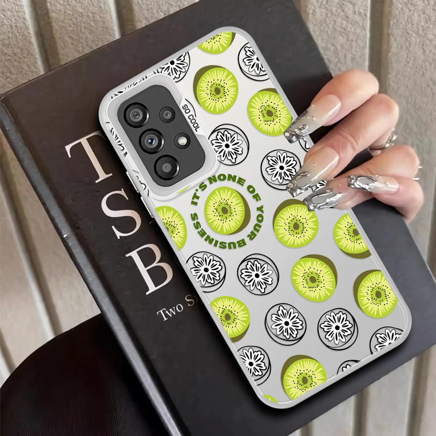 Case for Samsung Galaxy A31 A13 A14 A34 A15 A16 A21s A23 A35 A12 A24 A25 A17 A20s A26 Phone Cover Delicious Fruits