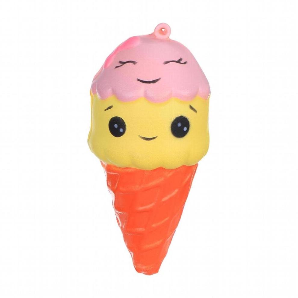 Simulation Dog Cartoon Squeeze Toys Smile Face Squishy Slow Rising Anti-strss Photo Props Squeeze Squishy Gift