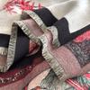 Winter Thickened Warm Scarf 65*185cm Tassel Pashmina Shawl Women‘s Floral Imitation Cashmere Warps Autumn Coldproof Blanket