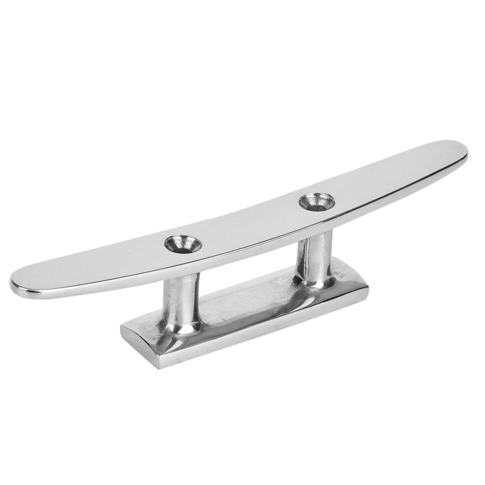 2pcs 316 Stainless Steel Marine Rope Cleat Open Base Boat Mooring Accessories  Boat