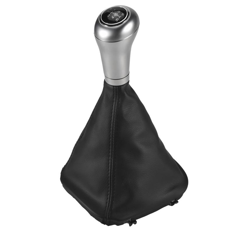 6 Speed Car Gear Shift Knob Shifter Lever Gaiter Boot Cover For Mercedes Benz C/E/GLK W203 W204 C300 W207 W212