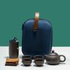 Portable Travel Tea Set Teaware Kung Fu Tea Cups Gift Teapot Teacup Kit  For Outdoor Camping