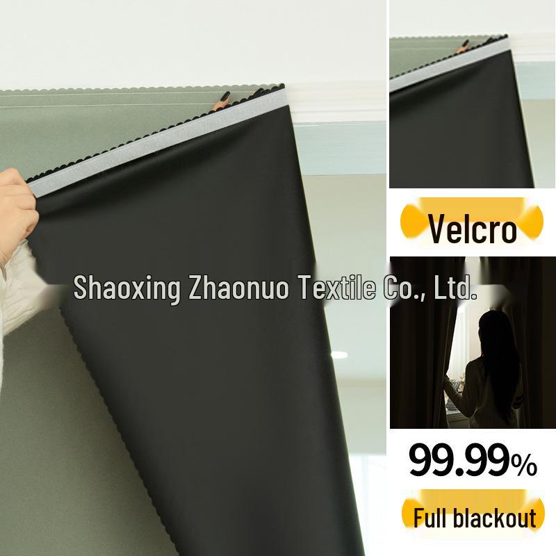 Velcro 2025 Blackout Curtains - Punch-Free, Self-Adhesive Sunshade for Bedroom
