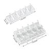 Professional Acrylic Nail Display Stand Transparent Magnetic Free Portable Lightweight Sturdy Support for Artists