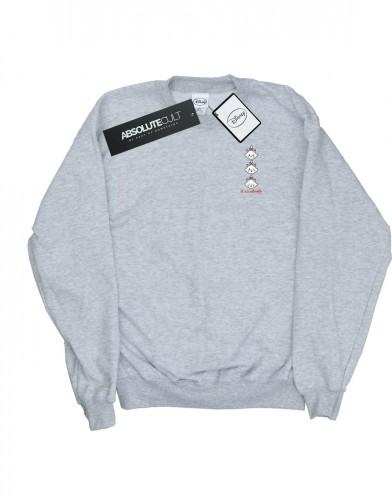 Disney Women's White / Aristocats Marie Breast Print Sweatshirt Xl