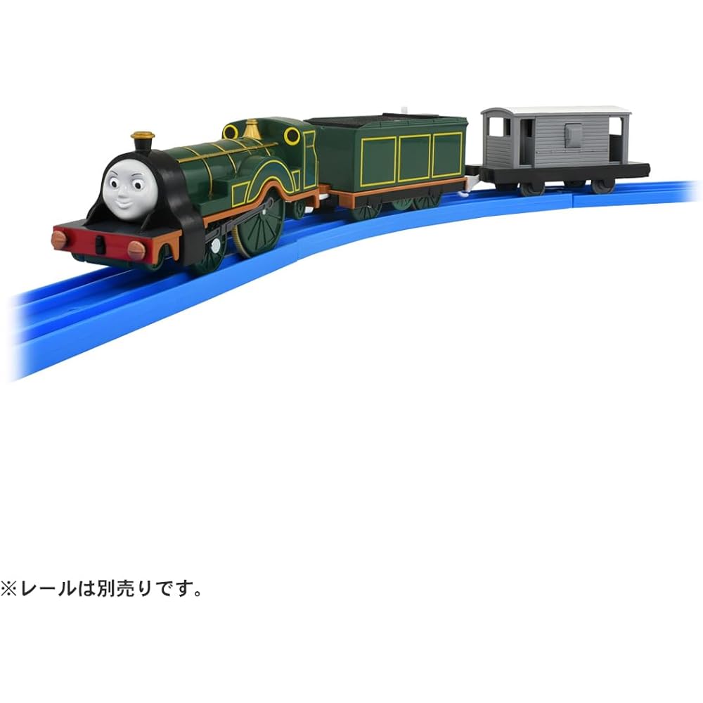 Takara Tomy Plarail Thomas TS-13 Emily Train Set with Realistic Sounds and Movable Parts