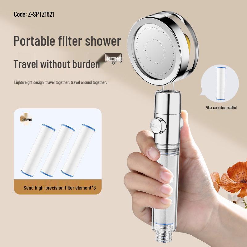 Thailand Portable Filtered Shower Head for Travel and Skin Beautification