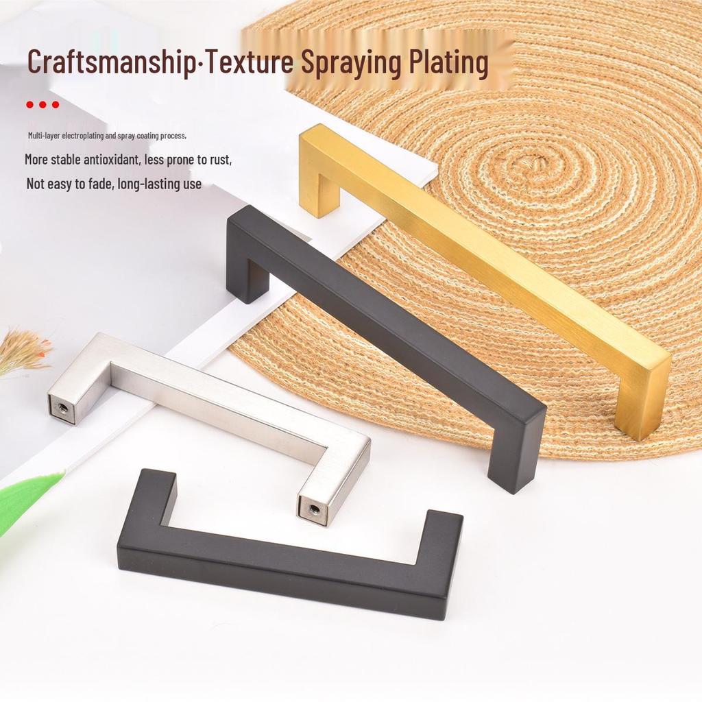 Modern Simple Stainless Steel Kitchen Cabinet & Wardrobe Handle for Doors and Drawers