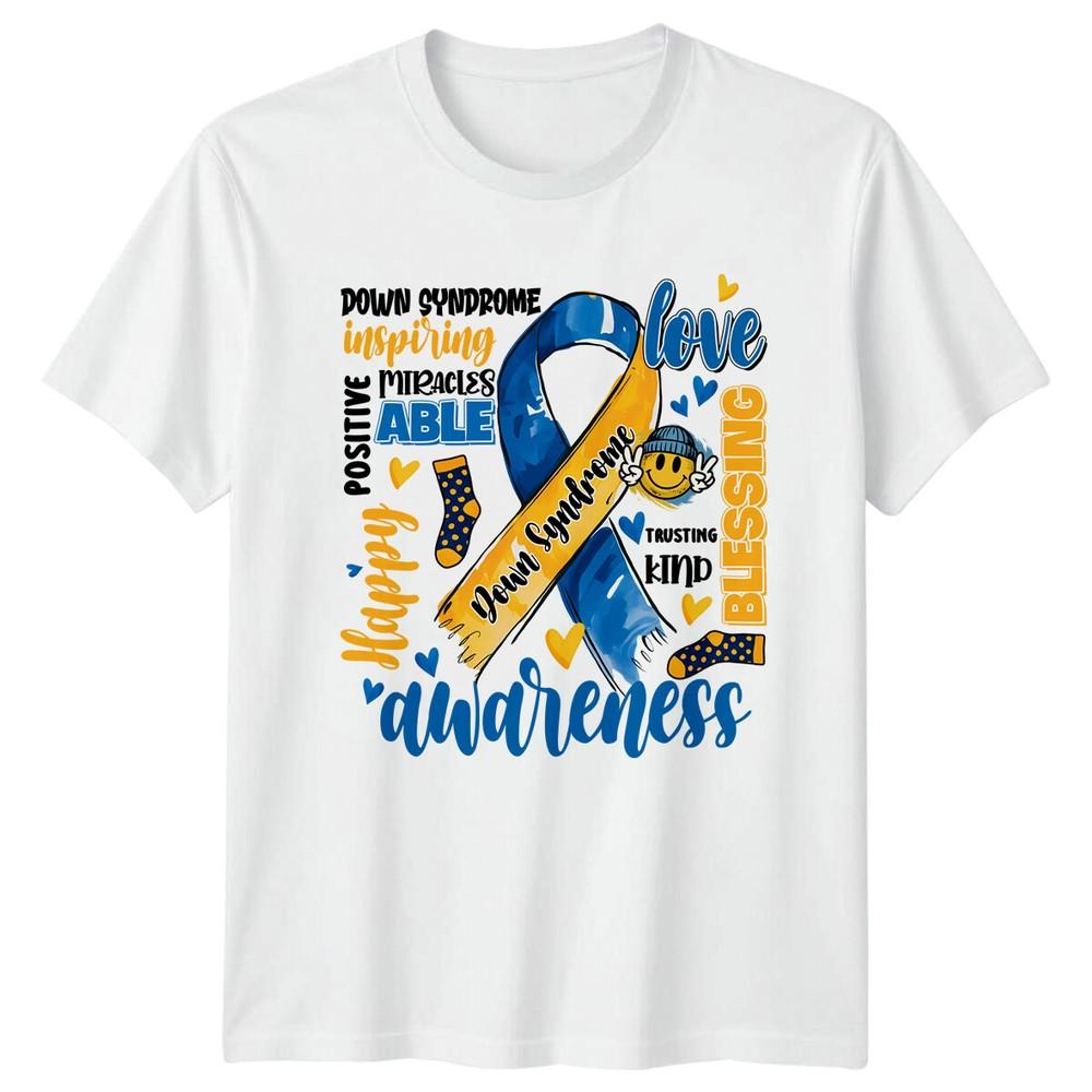 Down Syndrome Awareness TShirt Inspiring Able Awareness S
