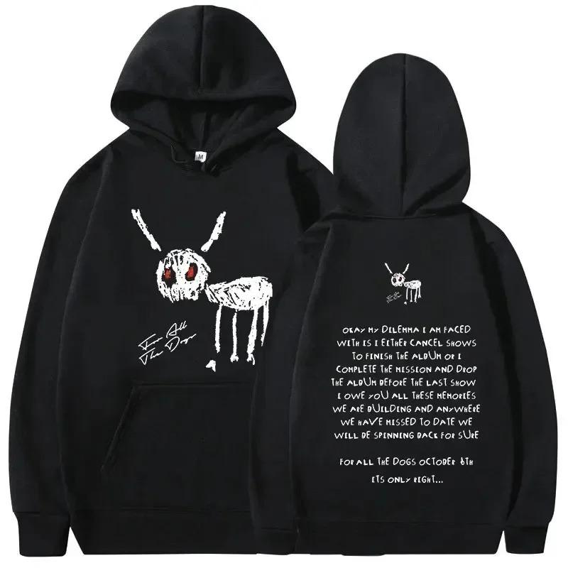 Rapper Drake Music Album Cover Graphic Hoodies Men's Fashion Hip Hop Vintage Sweatshirts Y2k