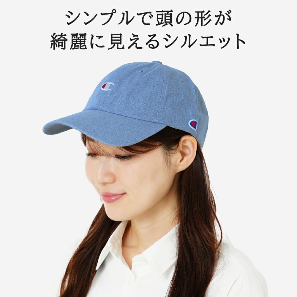 Cappellino con Logo [Champion] 181-0647 Punto Singolo (L.DENIM)