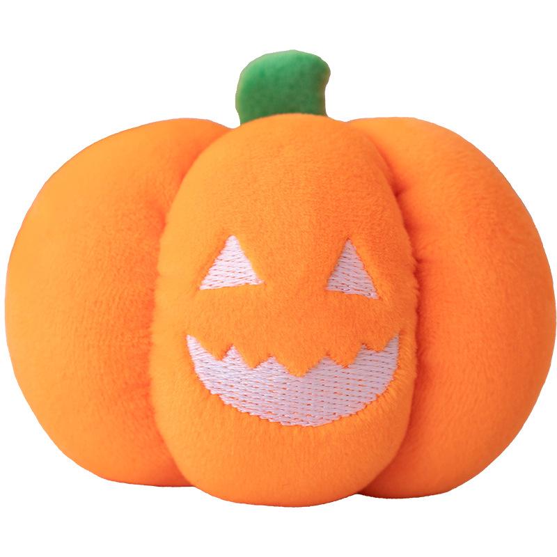 Luminous Halloween Pumpkin Plush Keychain Doll Ornament