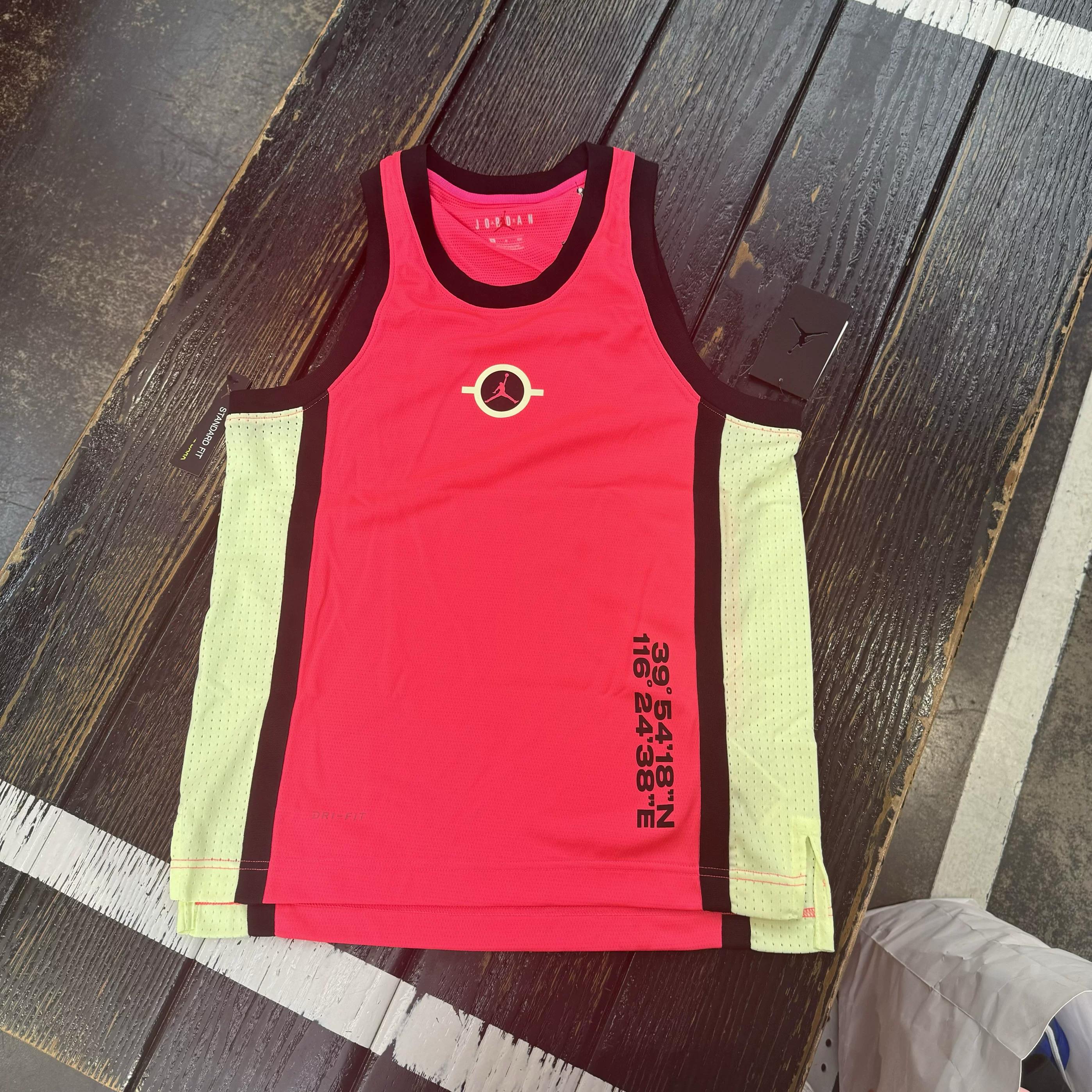 Nike Nike Men s and Women s Quick-Drying Basketball Training Fitness Loose Sports Sleeveless Vest Cw7078-654 XS