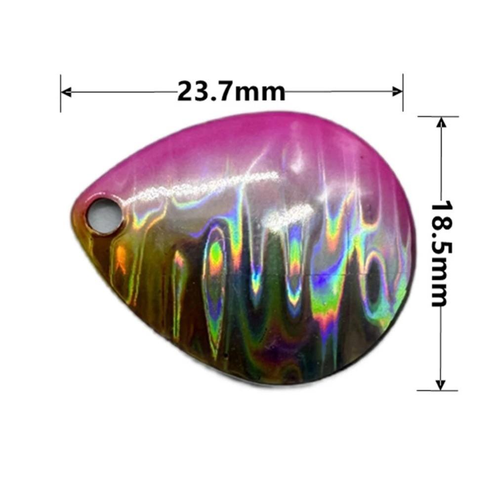 UV laser Spinner Blade Colorful Lure Making Parts Spinnerbaits Fishing Lure Fishing Lure