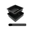 Double-Layer Storage Box & Glasses Holder for Tesla Refreshed Model Y/M3/YL Center Console