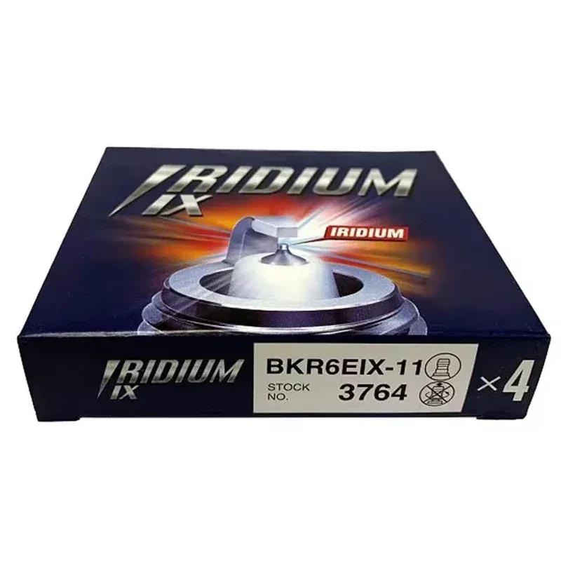 4/6Pcs 3764 BKR6EIX-11 Iridium Spark Plug for TOYOTA YARIS RAV4 CAMRY SUZUKI LIANA BALENO SUBARU LEGACY FORESTER NISSAN HONDA