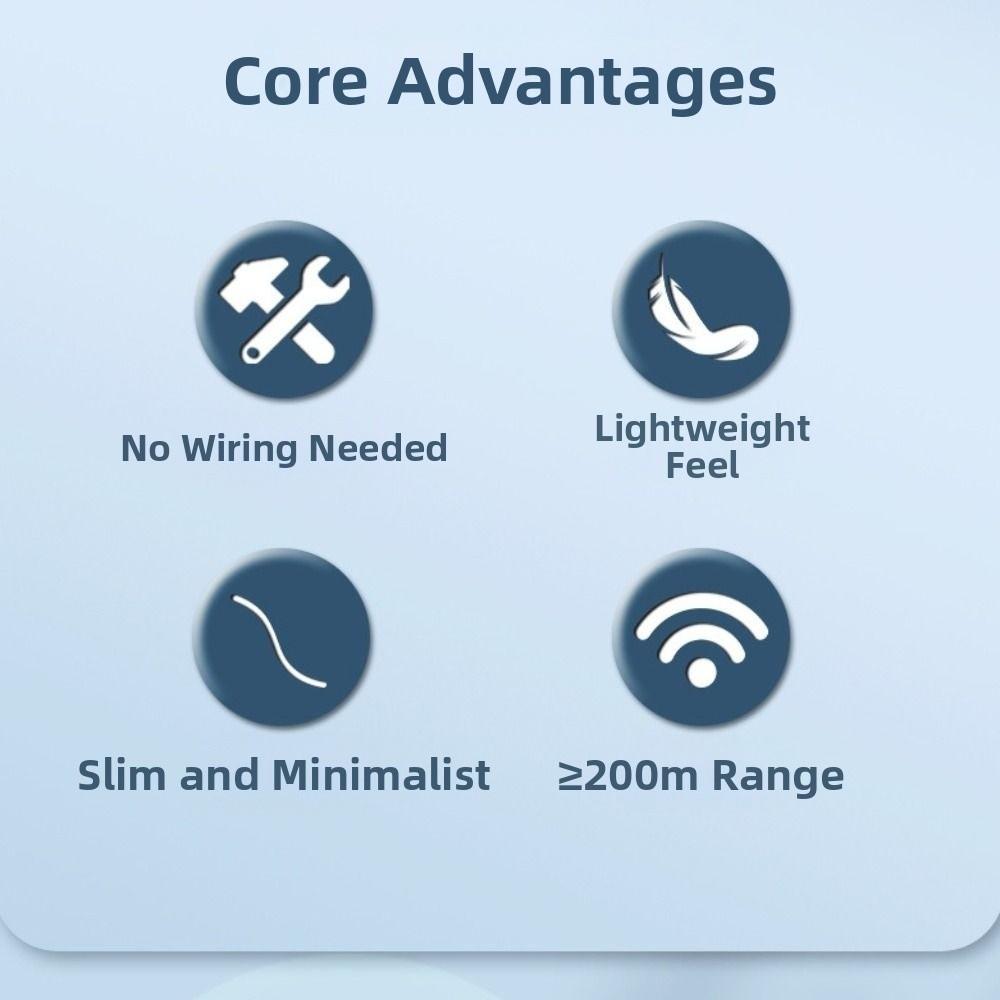 Wasserdichte Drahtlose Türklingel Hohe Lautstärke Türgong-Set Smart Home Induktions-Türklingel Büro