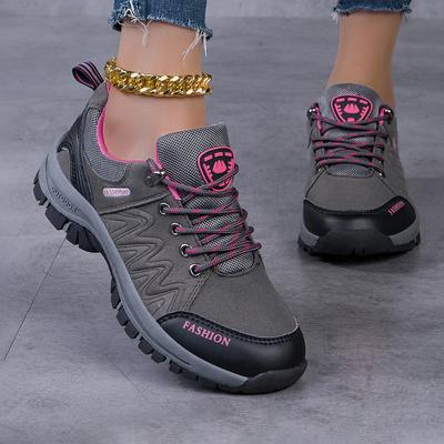 Fashion Spring and Autumn Mountaineering Shoes Fashion Women's Hiking Shoes 2024 Comfortable Outdoor Sports Anti Slip Walking Shoes