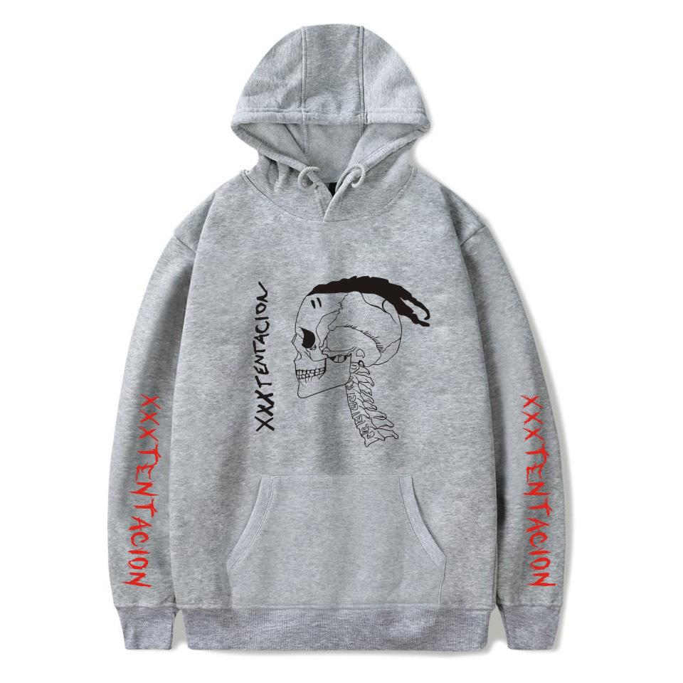 Trendy Rapper Fashion Fleece Hooded Long Sleeve Sweater Warm Jacket