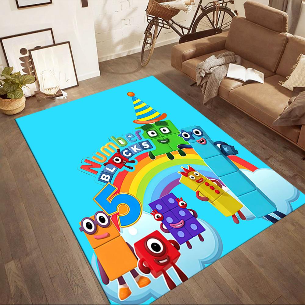 Numberblocks Area Rug Suitable For Outdoor Study Room Balcony Bedrooms Antislip Rug Decorate Offices Best For Christmas
