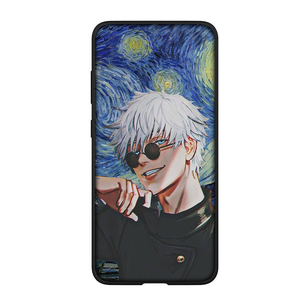 Pour iPhone 17 16 15 Xiaomi Poco F7 F8 X7 C85 C75 C71 M8 Redmi Note 14 13 12 11 Pro Max 14C 13C 15C A3 A4 Coque de téléphone Jujutsu Gojo Satoru Kaisen Anime