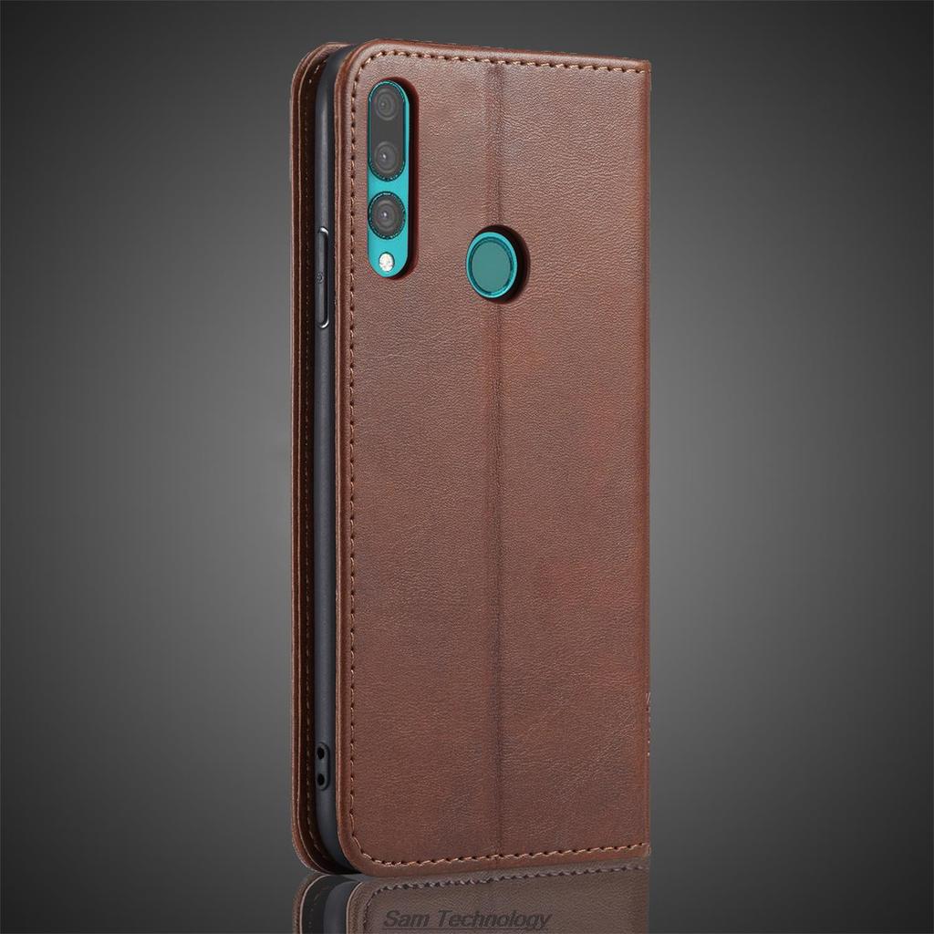 Magnetic Attraction Leather Case for Huawei Y9 Prime 2019 / P Smart Z Holster Flip Cover Case Wallet Phone Bags Fundas Coque