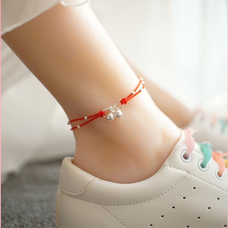 PANJBJ 925 Silver Color Mosubi Zircon Anklet For Women Girl Simplicity Retro Exquisite Jewelry Birthday Gift Dropshipping