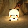 Cute Panda Led Night Light Lamp Cute Cartoon Nightlight Animal Bedroom Decorative Living Room Dolls Gifts
