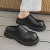 Herren Sommer 2024 Sandalen aus mattem Leder mit dicker Sohle
