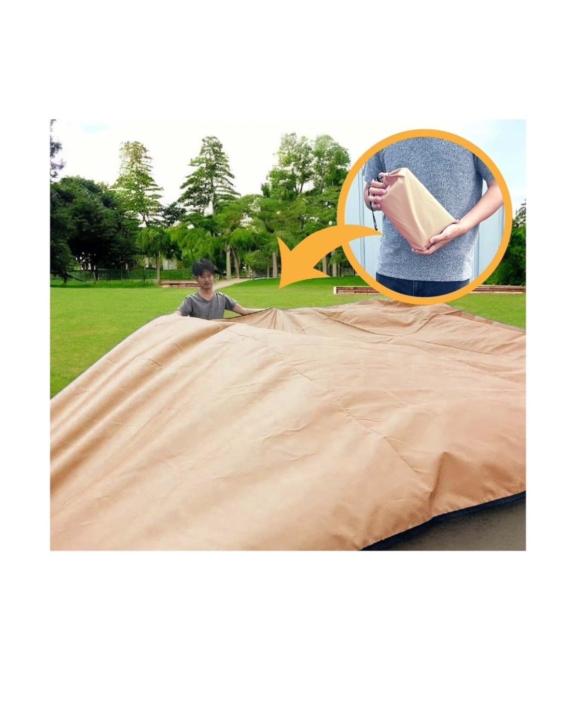 

huge yet a hot Leisure ground tent foldable x folds small x waterproof x lightweight x [A 3m, compact, topic] sheet, sheet, sheet, lightweight,