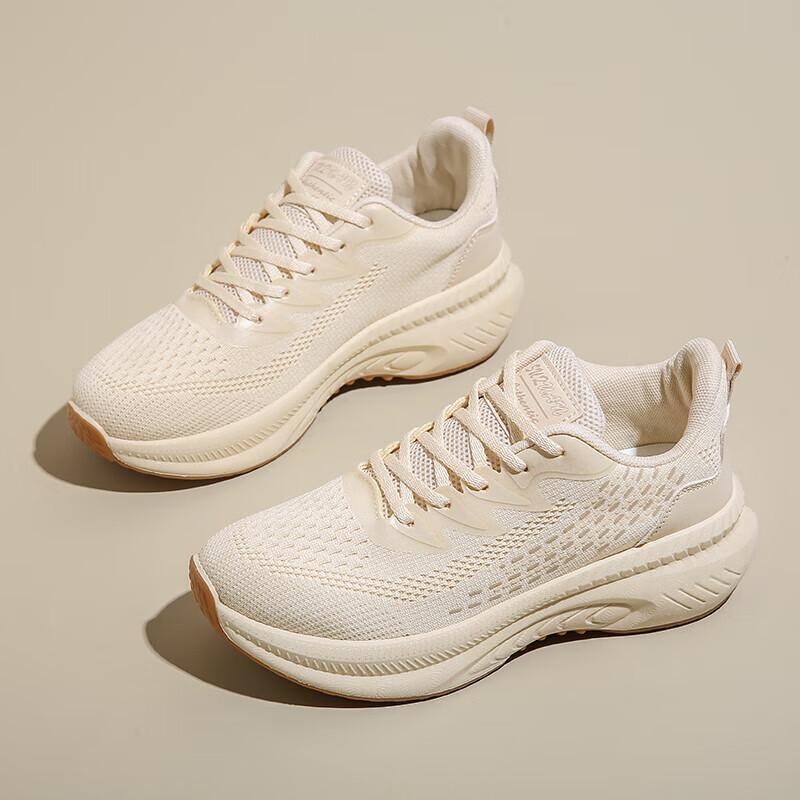 Sneakers women's 2025 summer thin breathable junior high school students lightweight shock absorption senior high school entrance examination sports s