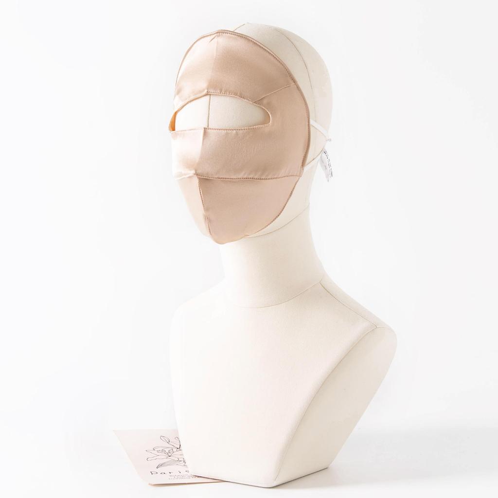 Women's Silk Sunscreen Sun Protection Mask - Breathable Full Face Mulberry Silk for Cycling & Driving