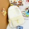 New niche personality versatile schoolbag women's fresh light backpack travel simple large-capacity backpack