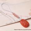 Peach Blossom Knot Phone Chain & Bag Pendant - Handmade Woven Jewelry Lanyard