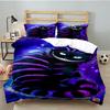3PCS WonderlCat Fantasy Bedding set,Ideal For1pc Duvet Cover And 2pcs Pillowcases Perfect for Christmas gift,Ideal for Bedroom, Dormitory