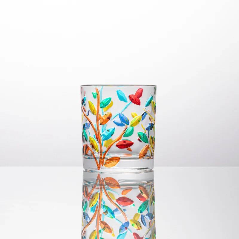 Murano Glass Cup 2025 Latest Italian Zecchin Design National Quintessence Hand Painted Wineglass Smart Soul Whiskey Tumbler Gift