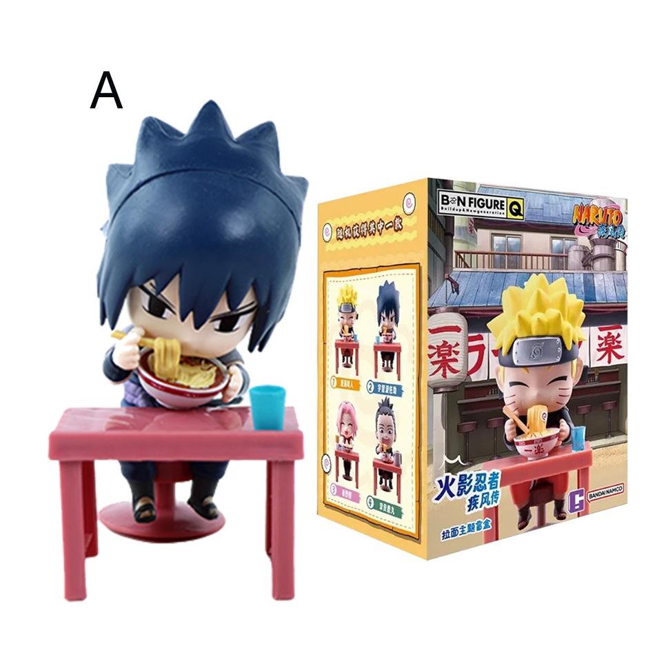 Naruto Shippuden Ramen Theme Series  Chibi Small Pvc Anime Figurine Naruto Sasuke Uchiha Merch  Toys Present For Kids