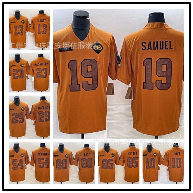 Klassisches Tribute Rugby-Trikot Herren - 32 NFL-Teamdesigns Atmungsaktive Baumwollmischung Sportbekleidung Training Freizeitkleidung