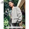PEACEBIRD Round Neck Long Sleeve Top A1BBF1302