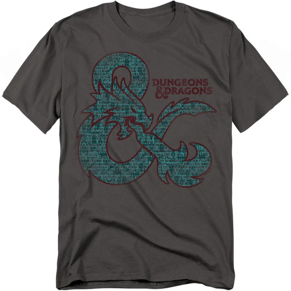 Hasbro - Dungeons And Dragons - Ampersand Classes - Unisex Children s T-shirt - Gray 110